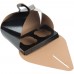 Reversible Rectangular Black and Kraft Tulip Box