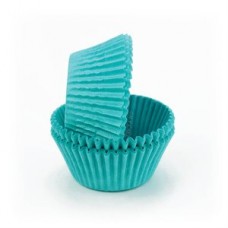 Mini Cupcake Liner Turquoise #6
